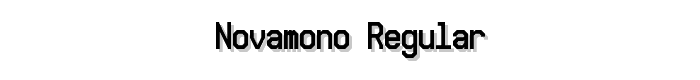 NovaMono Regular font